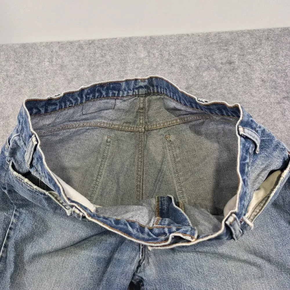 Vintage 90s Levis Jeans Mens 38x32 Straight Leg‎ Denim Orange Tab USA 40509-0215